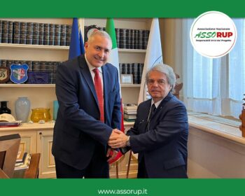 Il Presidente di ASSORUP Ricciardi con il Presidente del CNEL Brunetta