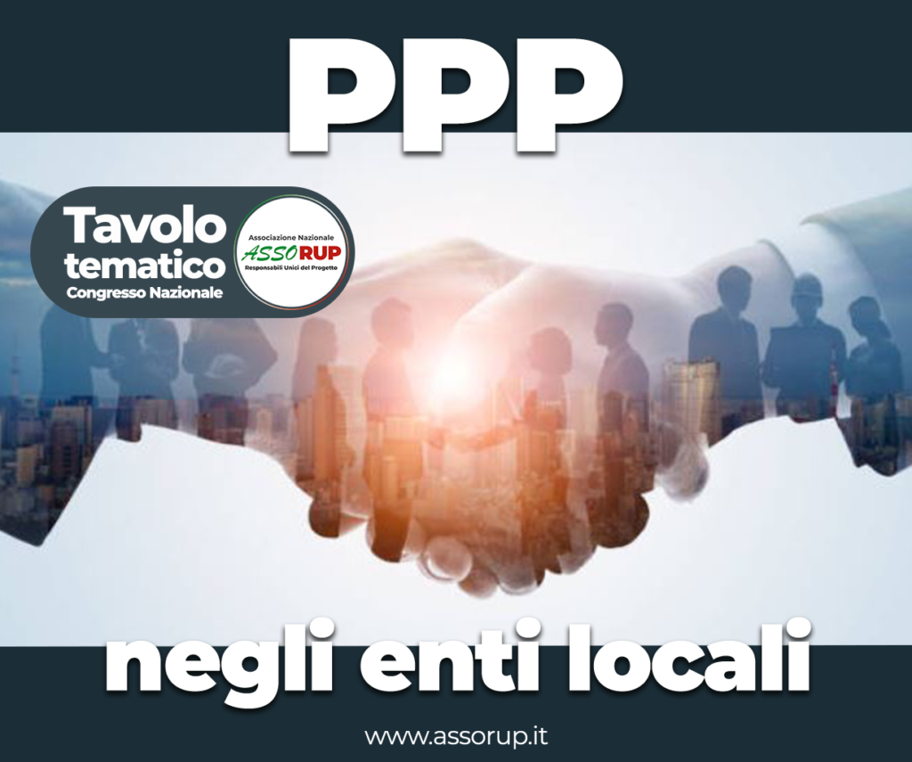 tavolo tematico PPP congresso nazionale assorup