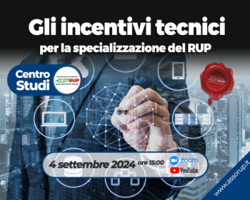 seminario assorup incentivi tecnici