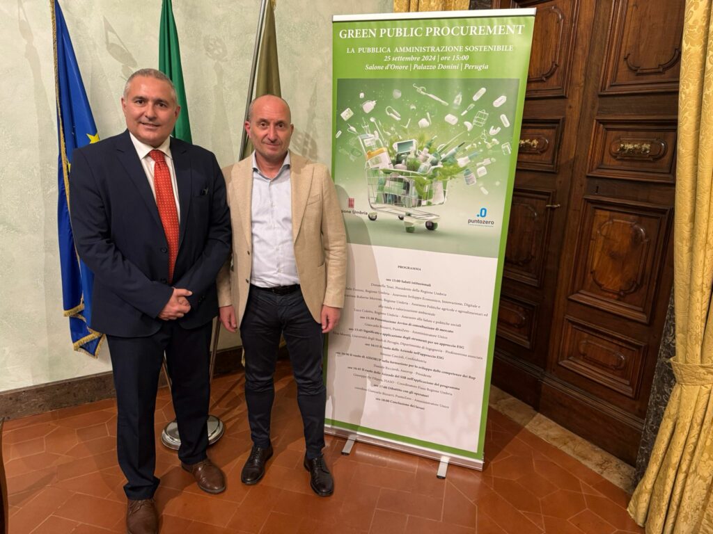 Green public procurement. La pubblica amministrazione sostenibile. Un evento importante a Perugia con ASSORUP