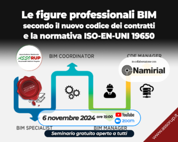 LE FIGURE PROFESSIONALI BIM SECONDO IL NUOVO CODICE DEI CONTRATTI E LA NORMATIVA ISO-EN-UNI 19650